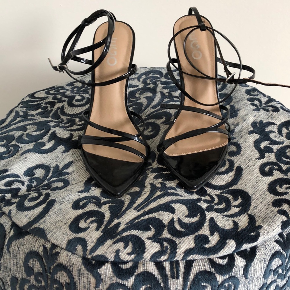 SOLD- TREND*  Ego Strappy Patent  High Heel Sandal